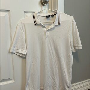 BOSS Men’s white polo shirt